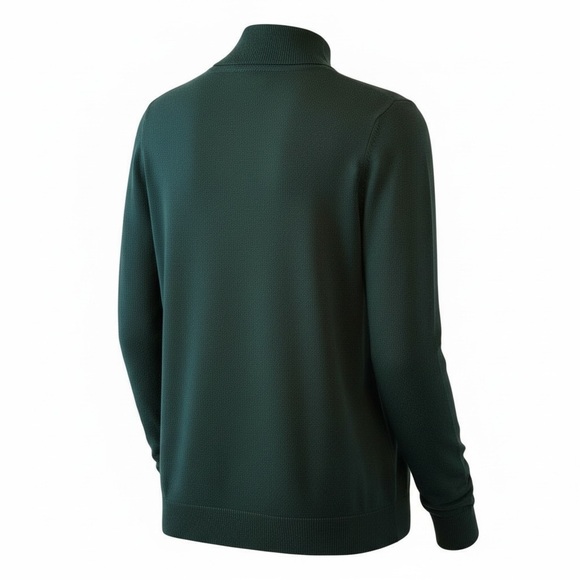 Calvin Klein Green Sweater with Gold Button Accents, NEW - Picture 2 of 4